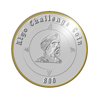 Algo Challenge Coin -800-