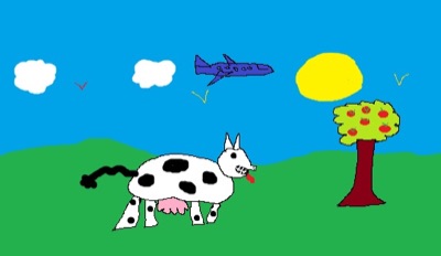 Crap Cow Landscape
