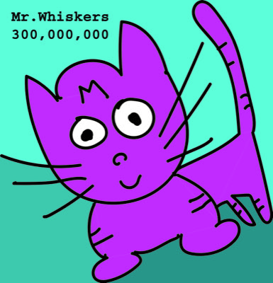 Mr. Whiskers 300,000,000 #3