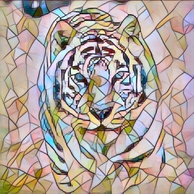 The Tiger Stained Glass