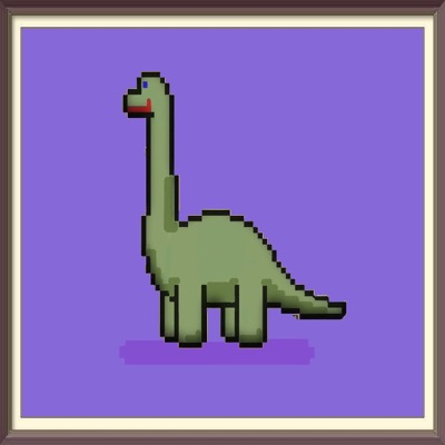 Original Purple Defi Dino #003