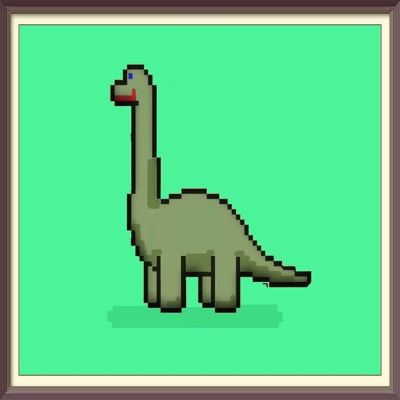 Original Green Defi Dino #004