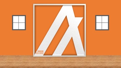 AlgoRug Wall Frame Orange