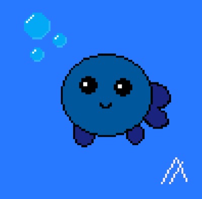 blue fishy 005