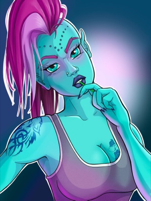 AlienSelfie#001 - Comic Variant