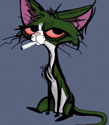 Stoned Cat