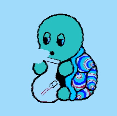 Stoned Turtle with Bong #1