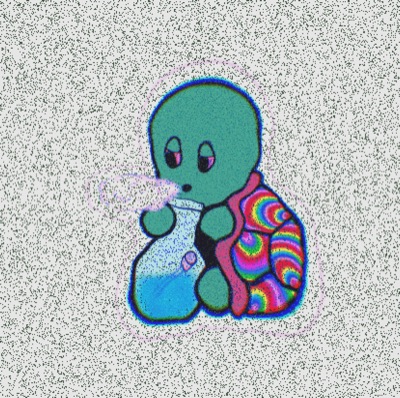 Stoned Turtle with Bong #2