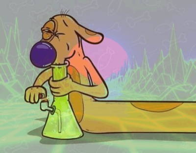 Stoned Dog Breaks Simulation