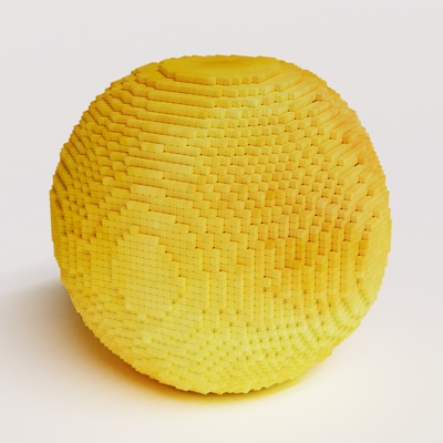 Voxel # 4 | Grapefruit