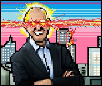 Super-Lazer Eyes Silvio