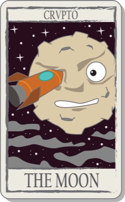 CRVPTO TAROT - The Moon #003