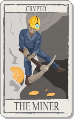CRVPTO TAROT - The Miner #008