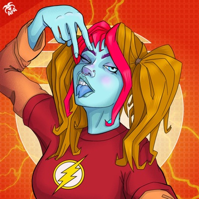 AlienSelfie #004 - Flash Variant