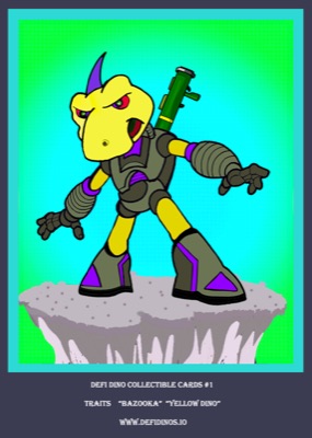 Defi Dino Collectible cards  #1