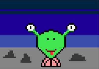 Retro Alien #000
