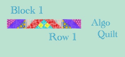 Quilt Block 1 Row 1