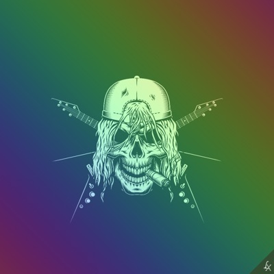 Linx Rock & Roll Skull #008
