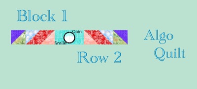 Quilt Block 1 Row 2