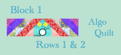 Quilt Block 1 Rows 1-2