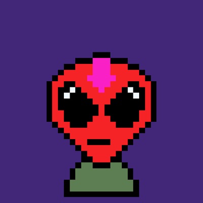 Retro Alien #004