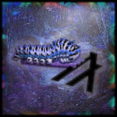 Caterpillar (Blue)