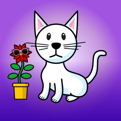Confused Kitty #4 Dancing Flower