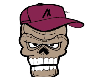 Capped Skull 007