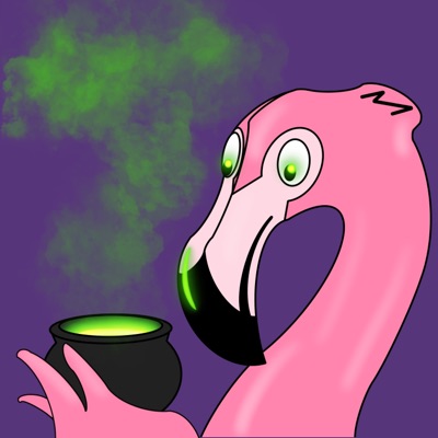 Flamingo Halloween #4
