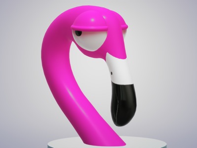 Bored Flamingo #00