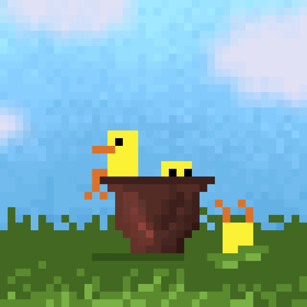 Algopots #2 Falling Chicks