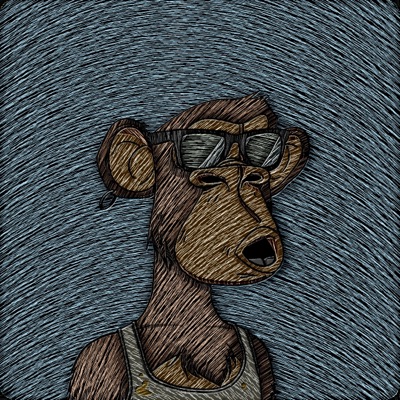 Painted Ape By Rembrandt #1