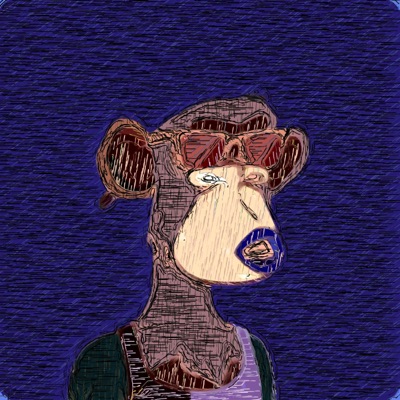 Painted Ape By Rembrandt #2