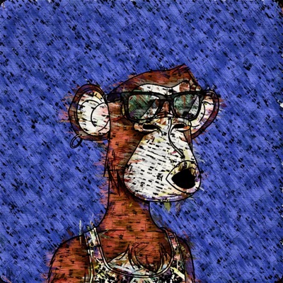 Painted Ape By Rembrandt #3