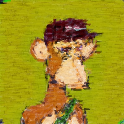Painted Ape By Rembrandt #4