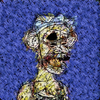 Painted Ape By Rembrandt #5