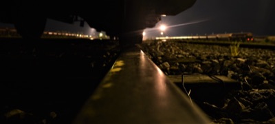 Hidden under a train 1
