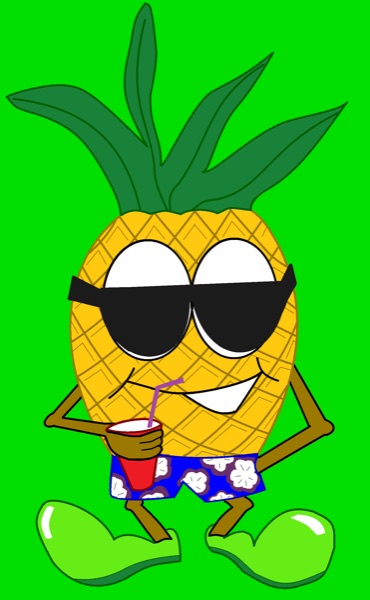 Pineapple Man Green