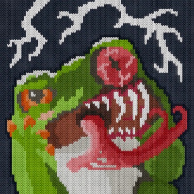 knitted ALGOmonsters 02
