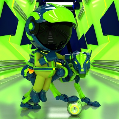 Astroman and dog 7