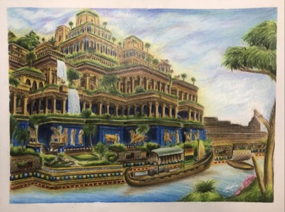 Sketched Gardens of Babylon
