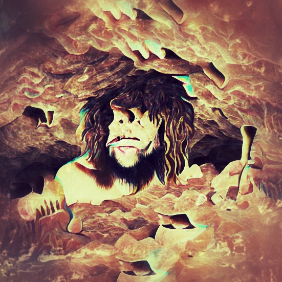 Caveman Self Portrait 